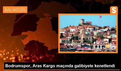 Bodrumspor, Aras Kargo maçında galibiyete kenetlendi