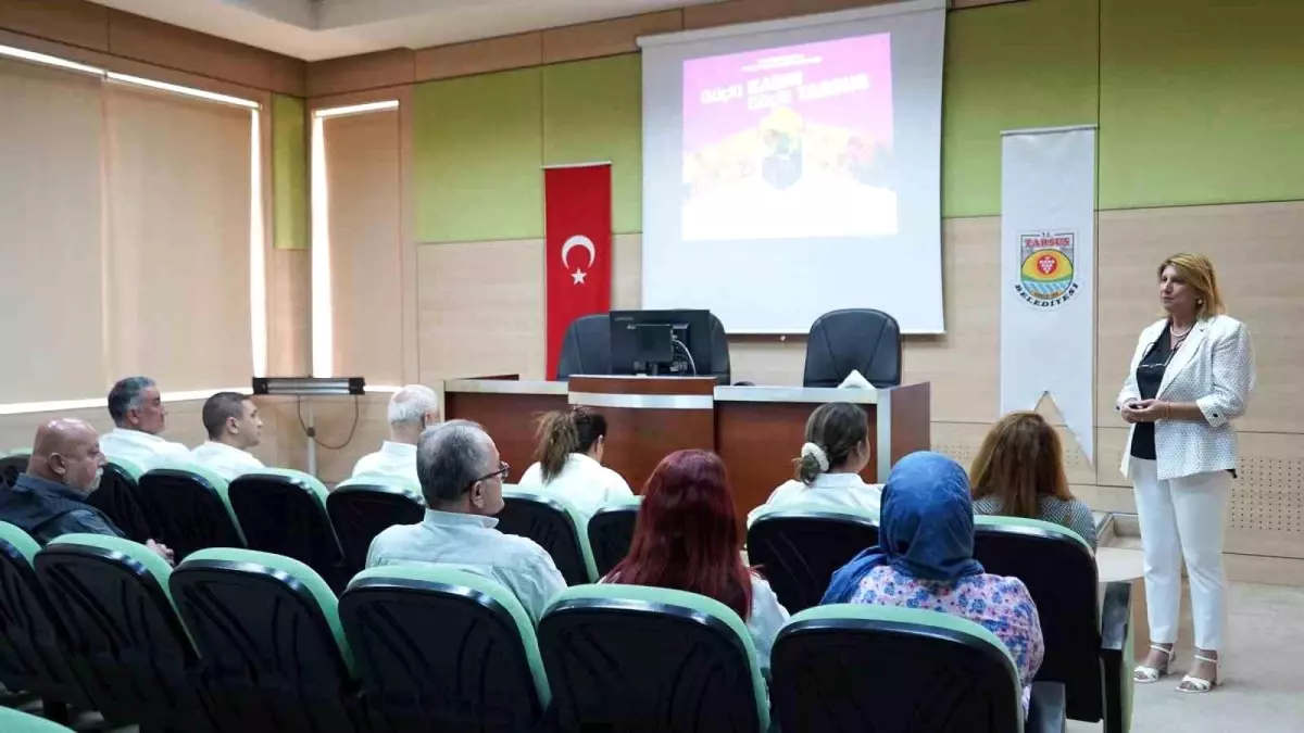 Tarsus Belediyesi’nden Kadına Yönelik Şiddetle Mücadele Toplantısı